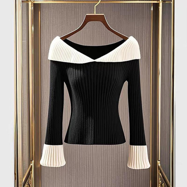 Verena® | Pullover i Sort og Hvid