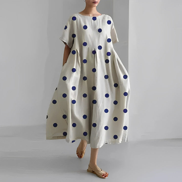 Vilda® | Boho-blomstret kjole i blød bomuld