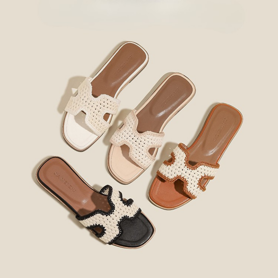 Camille Raphia – Elegante Sandaler