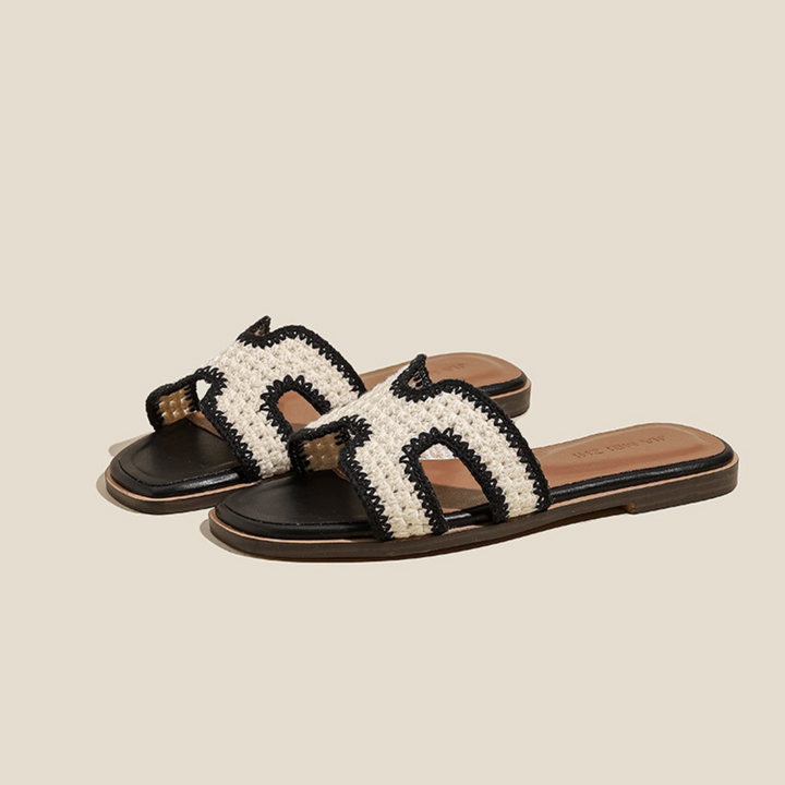 Camille Raphia – Elegante Sandaler