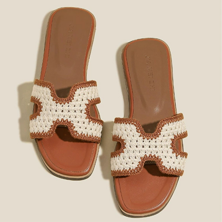 Camille Raphia – Elegante Sandaler