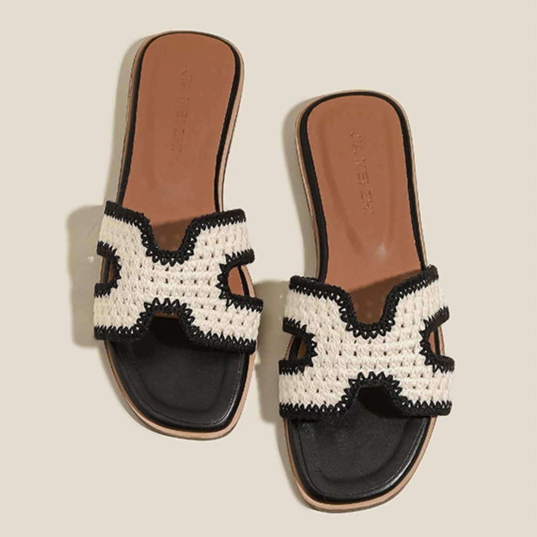 Camille Raphia – Elegante Sandaler