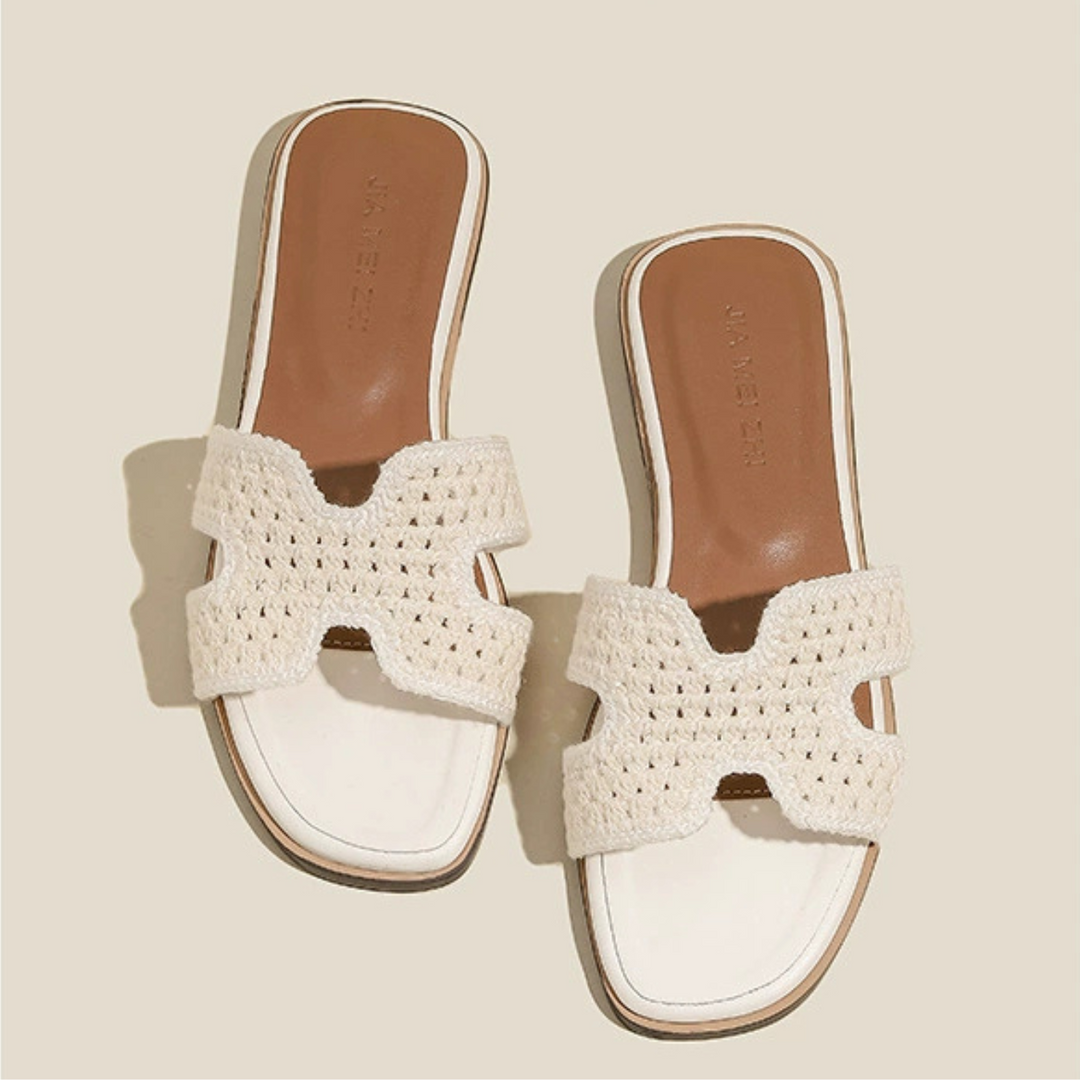 Camille Raphia – Elegante Sandaler