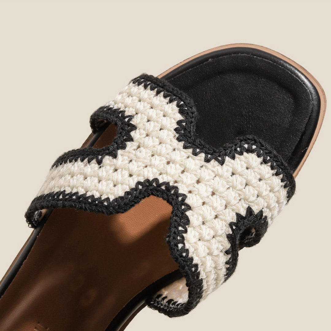 Camille Raphia – Elegante Sandaler