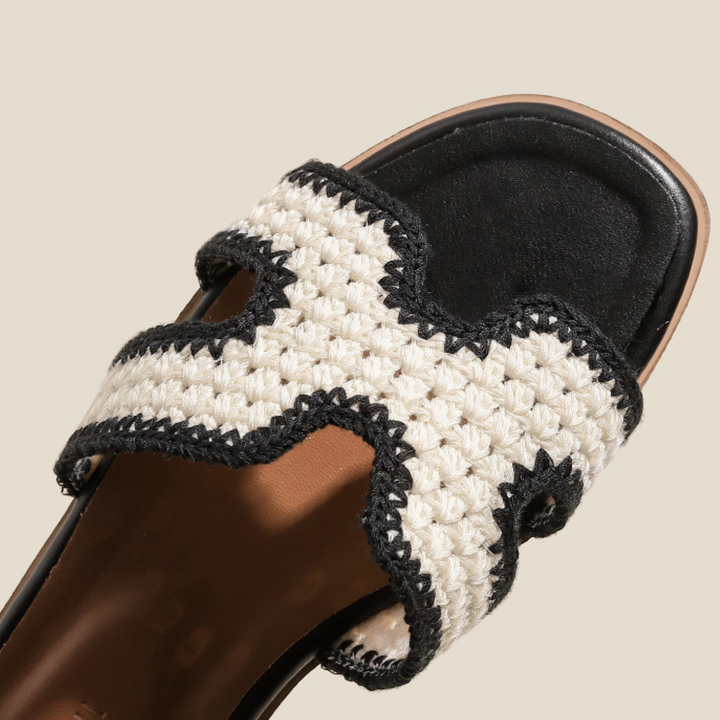 Camille Raphia – Elegante Sandaler
