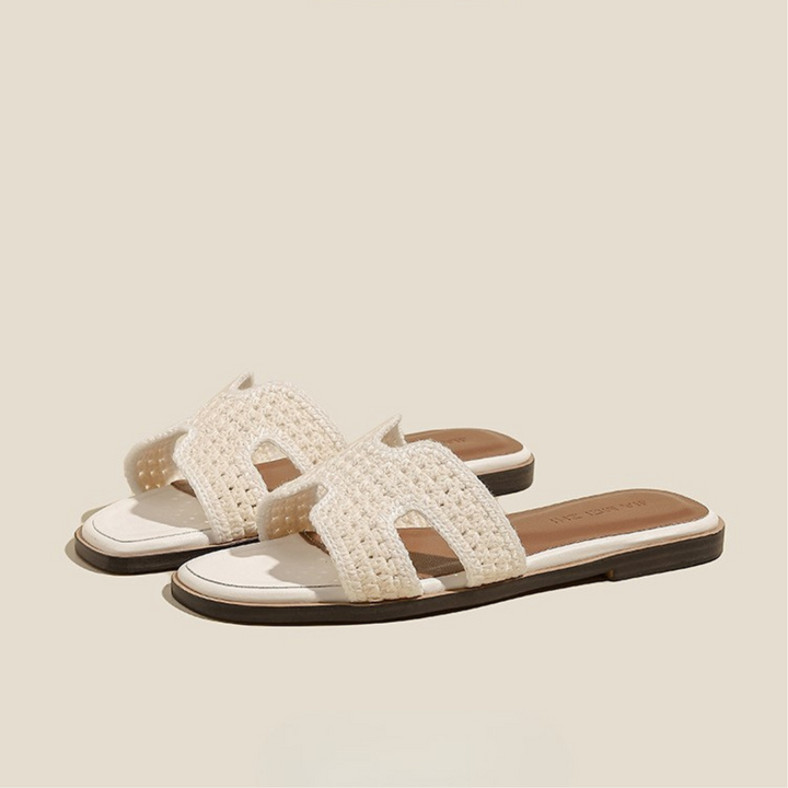 Camille Raphia – Elegante Sandaler