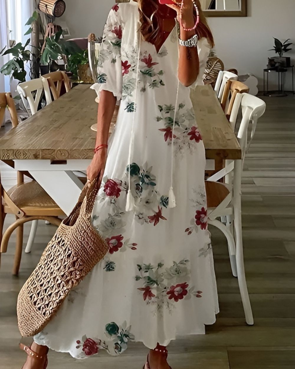 Elvine® | Boho Mave Dækning Kjole