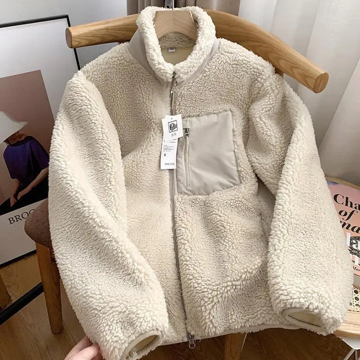 Kaysa® | Dame vinterjakke med teddy-effekt