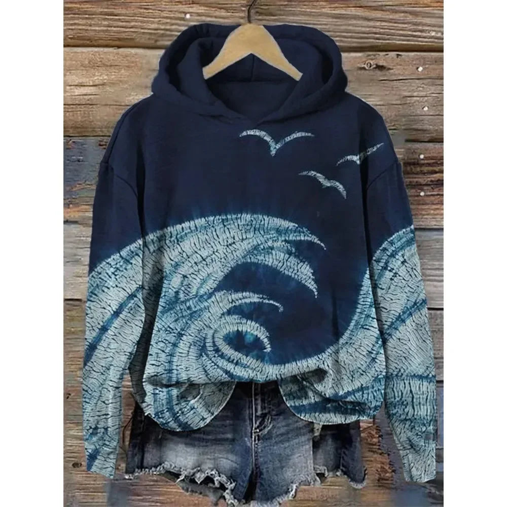 NERIA® | Sweatshirt med blomsterprint