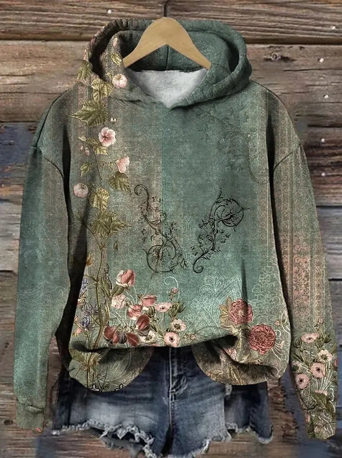 NOELA® | Sweatshirt med blomsterprint
