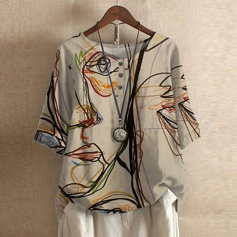 Ilva® | Retro-inspireret Bluse