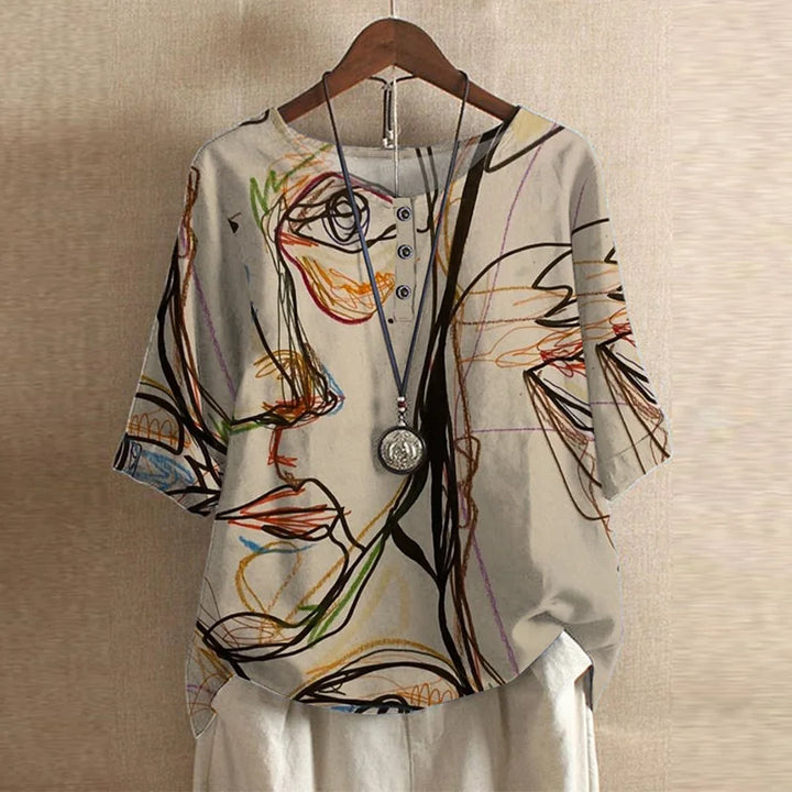 Ilva® | Retro-inspireret Bluse