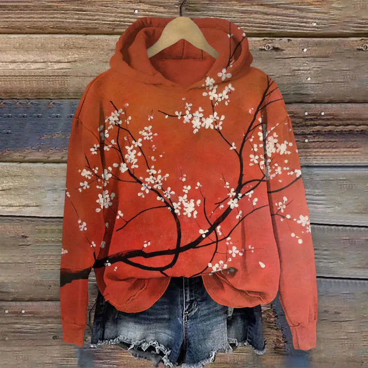 ODELE® | Sweatshirt med blomsterprint