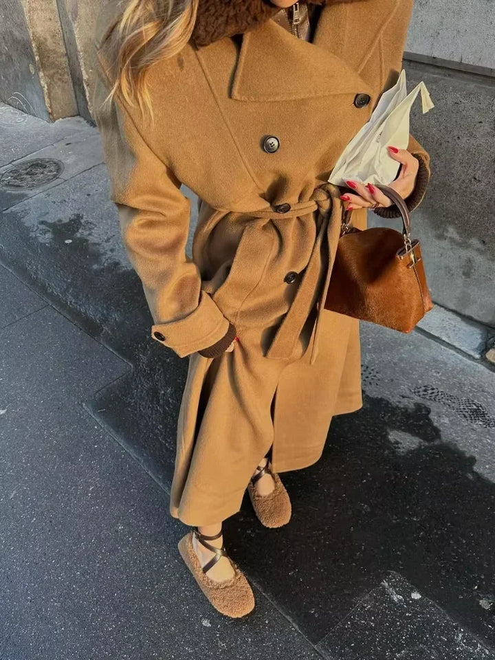 Helene® | Trench Coat i Suede