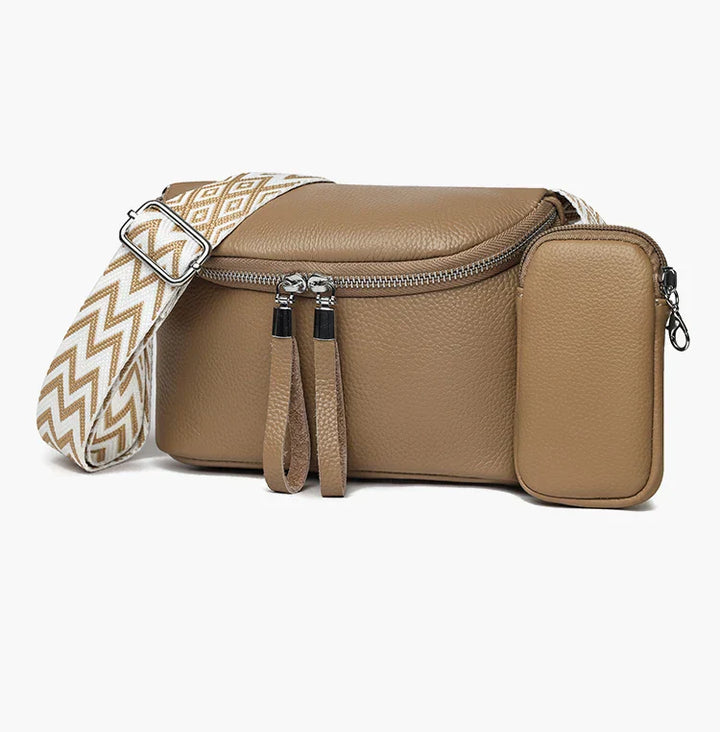 Ottilia® | Finslebet lædercrossbody taske