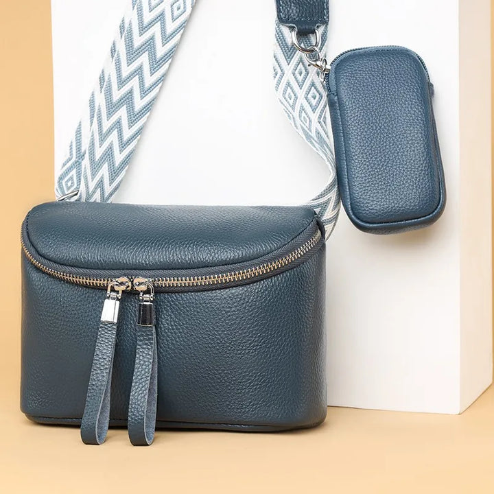Ottilia® | Finslebet lædercrossbody taske