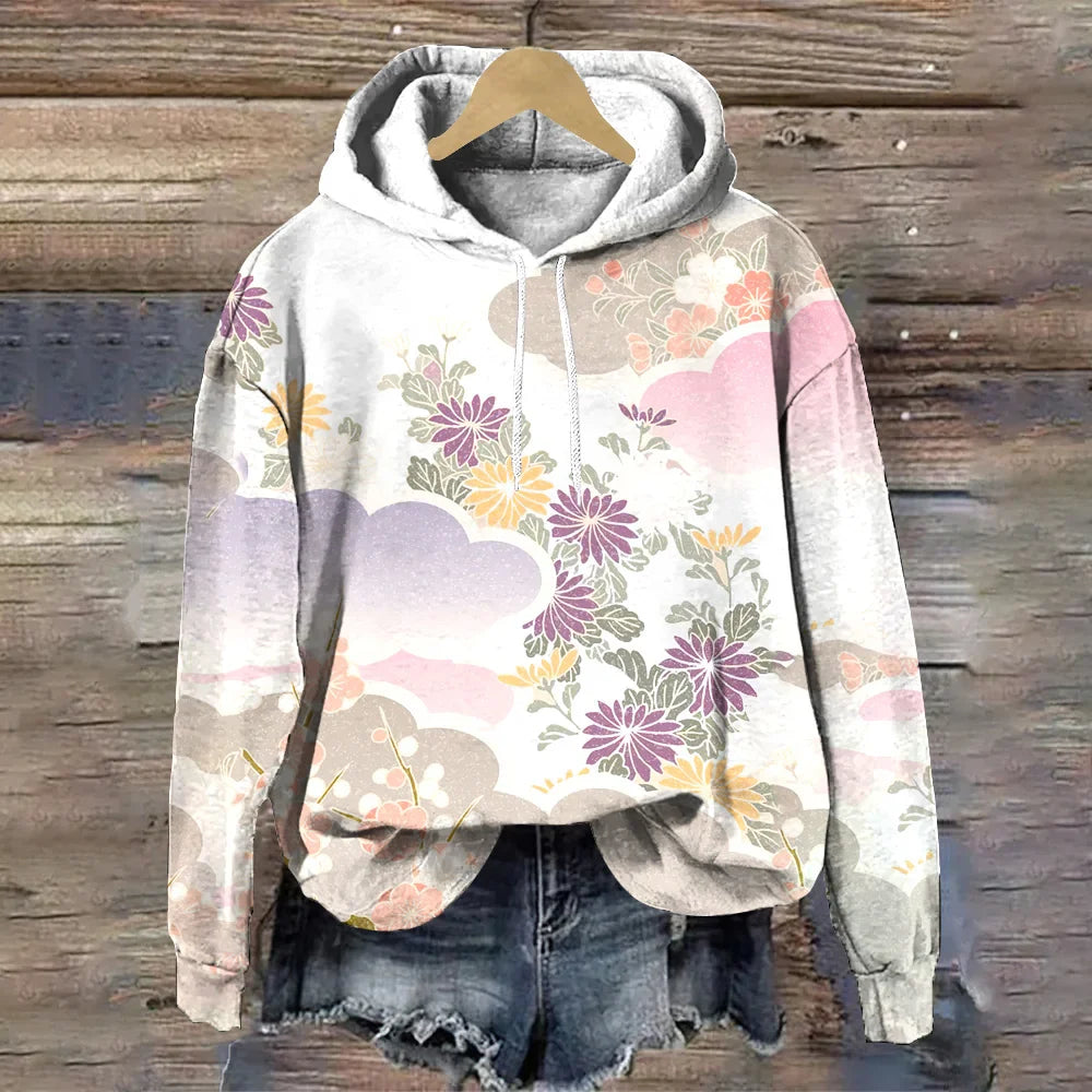 ALIRA® | Sweatshirt med blomsterprint