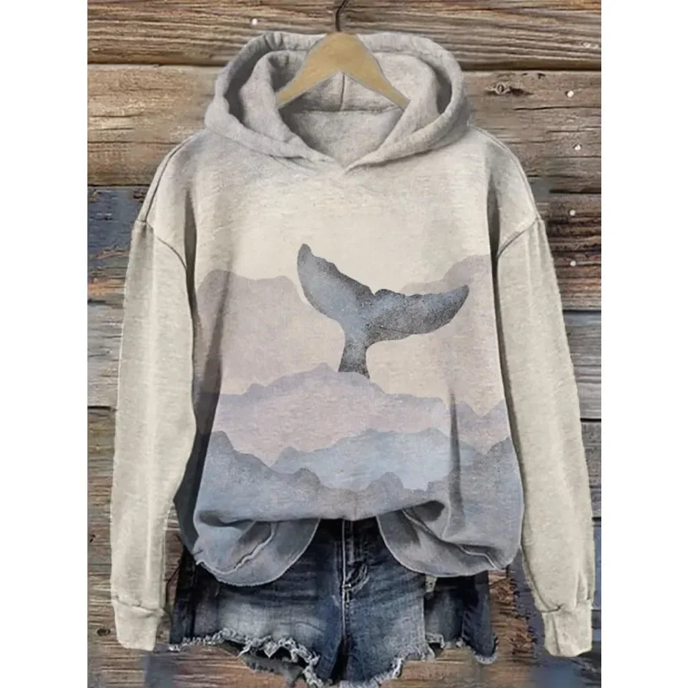 NERIA® | Sweatshirt med blomsterprint