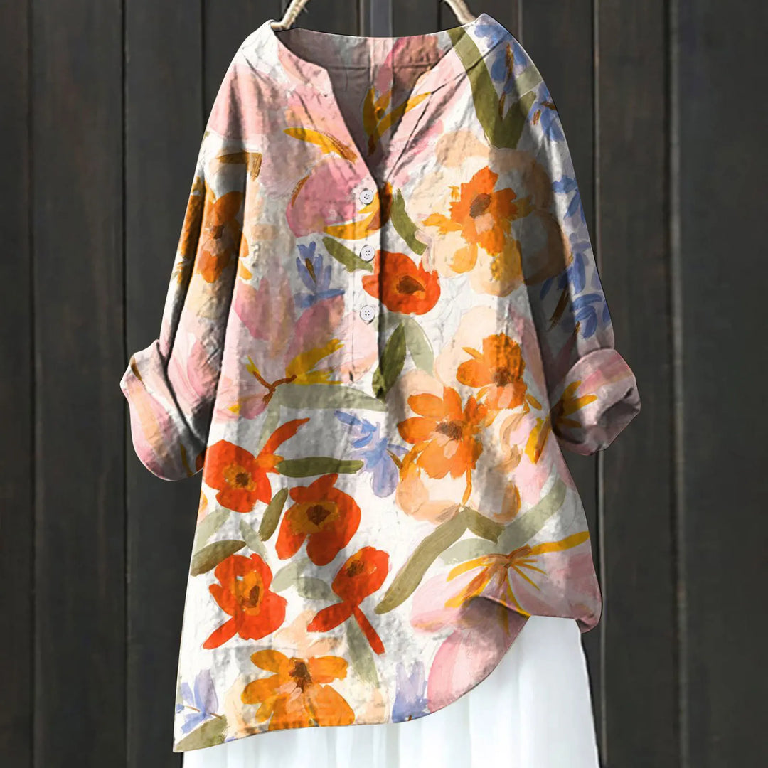 Anemone® | I LANGE BLOMSTERMØNSTRET BLUSE