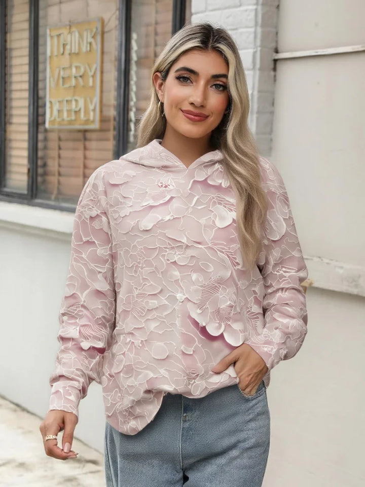 DOREA® | Sweatshirt med blomstertryk