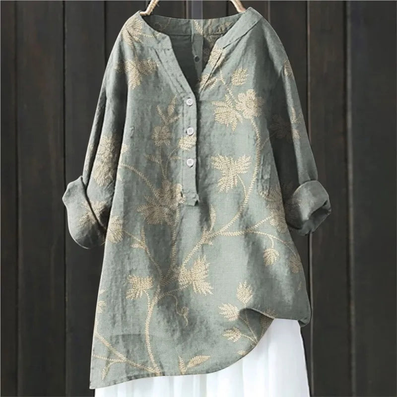 Anemone® | I LANGE BLOMSTERMØNSTRET BLUSE