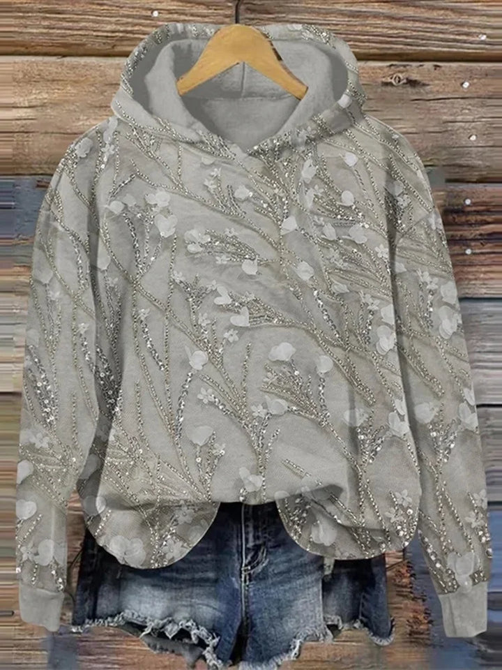 DOREA® | Sweatshirt med blomstertryk