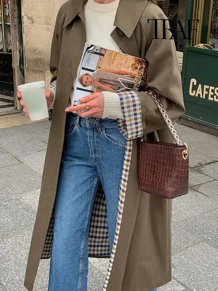 Signe® | Trench Coat i Suede