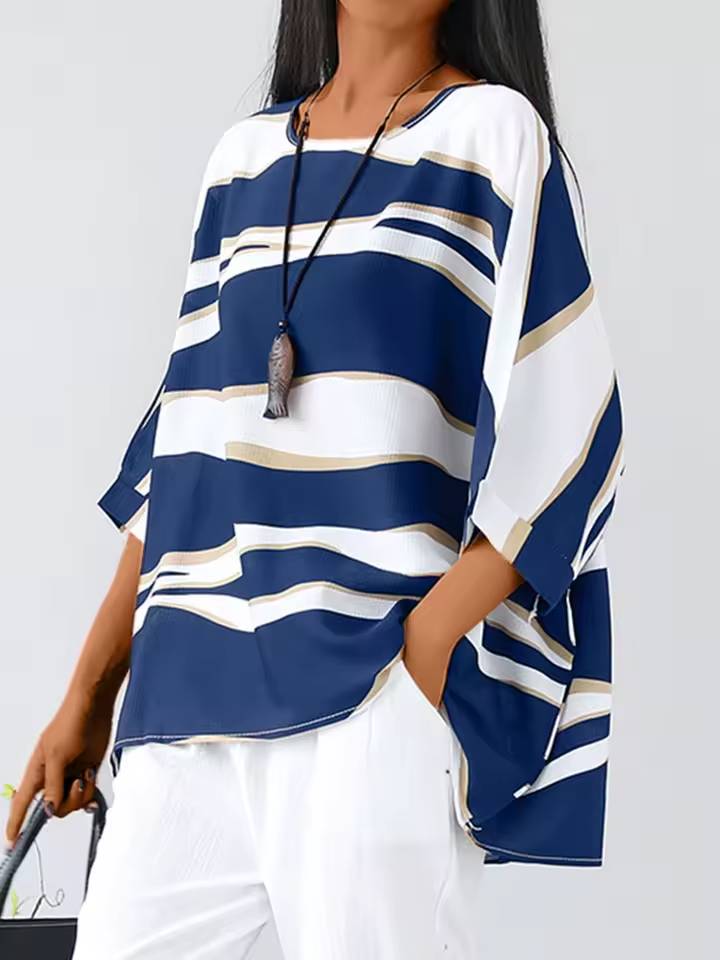 Brynhild® | Stilfuld O-hals Bluse