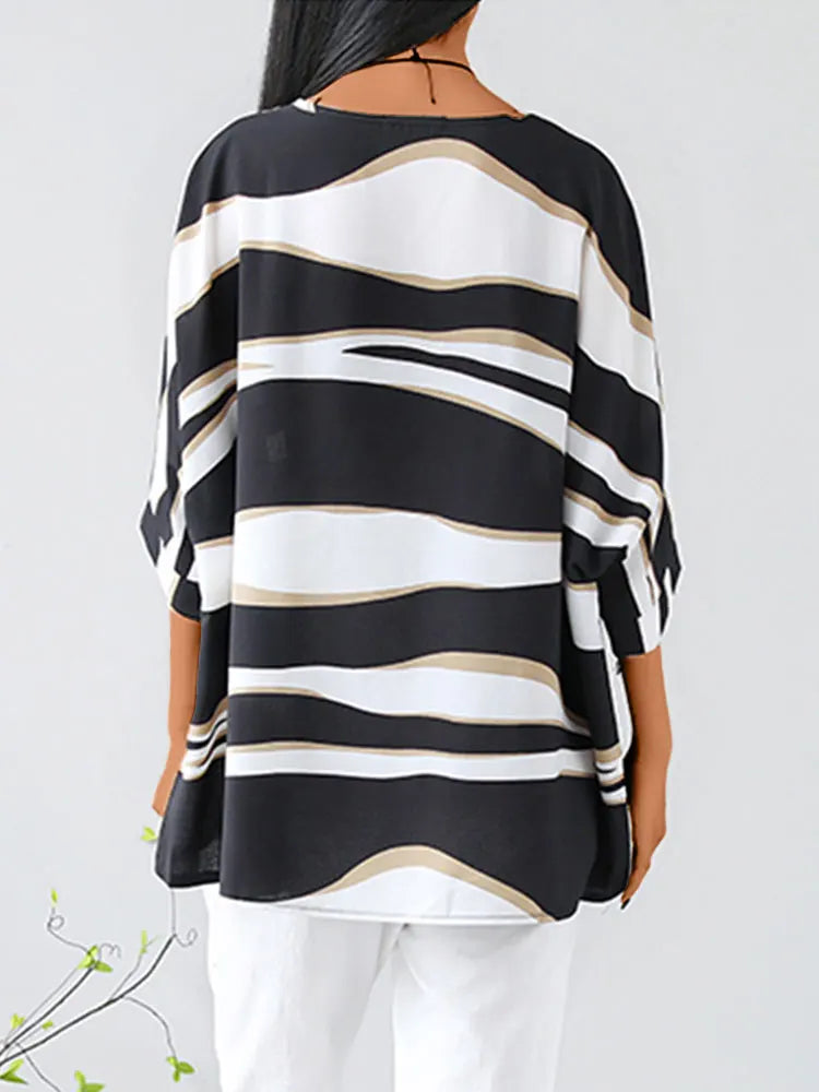 Brynhild® | Stilfuld O-hals Bluse