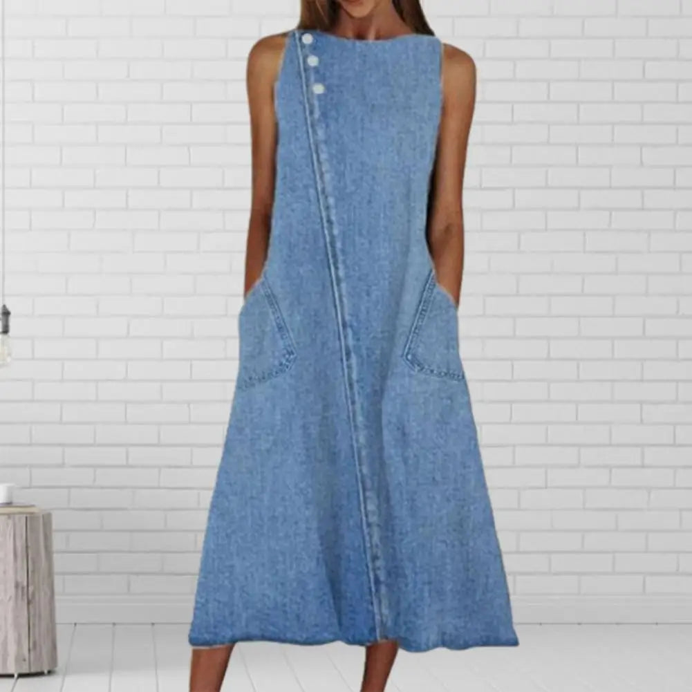 Kari® | Vintage Denim Sommerkjole