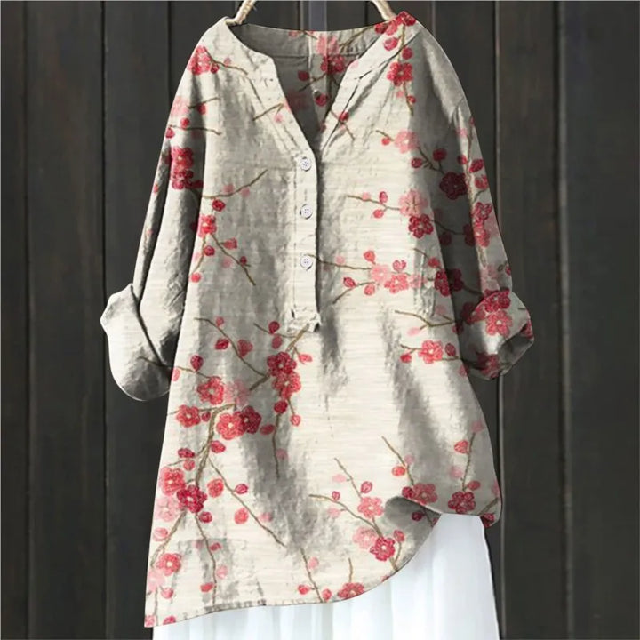 Anemone® | I LANGE BLOMSTERMØNSTRET BLUSE