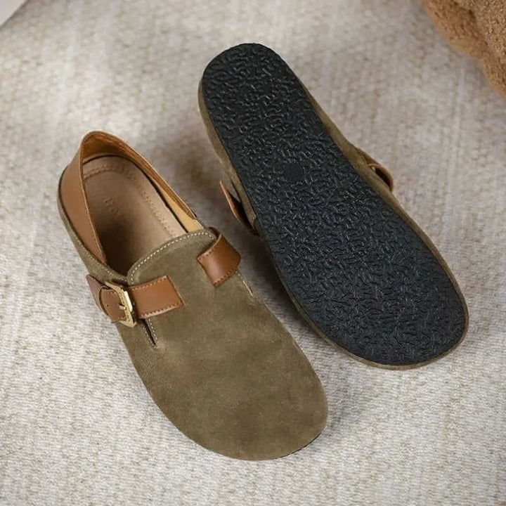 Runa® | Dame Slip-On Clogs i Ruskindslook