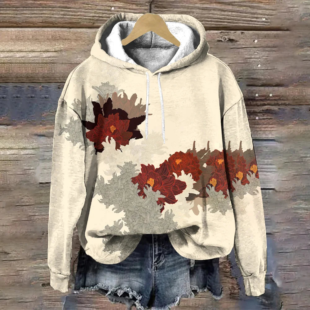 RONJA® | Sweatshirt med blomstertryk