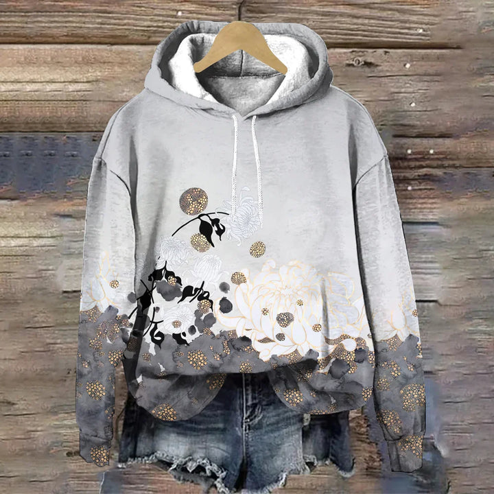 RONJA® | Sweatshirt med blomstertryk