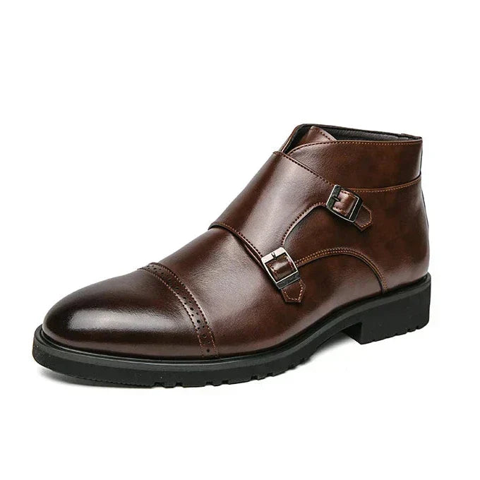 Sebastian® | Kunstlæder Dobbelt-Monk-strap Støvler
