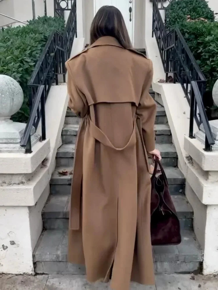 Helene® | Trench Coat i Suede