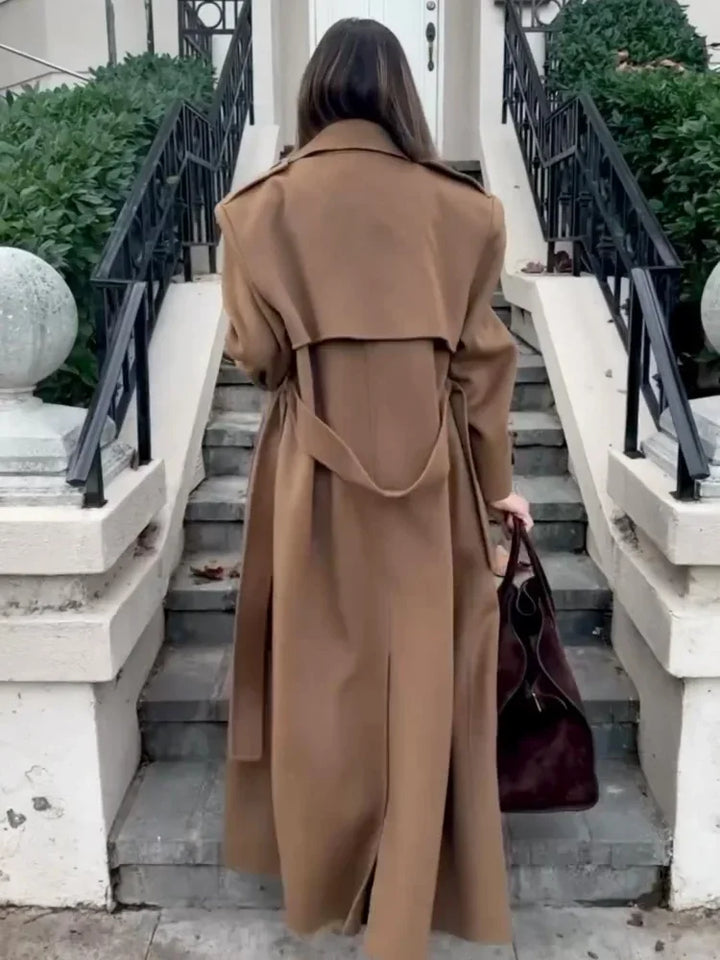 Helene® | Trench Coat i Suede