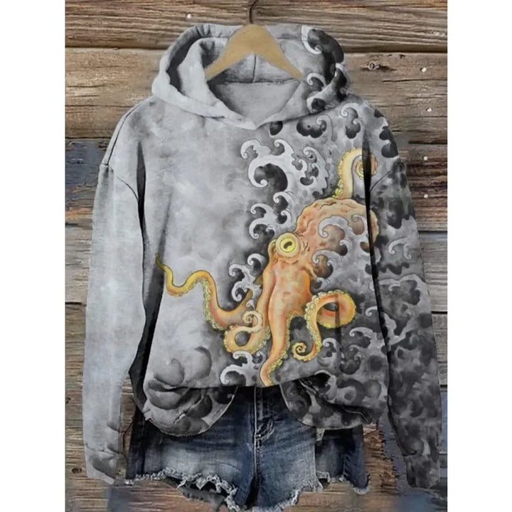NERIA® | Sweatshirt med blomsterprint