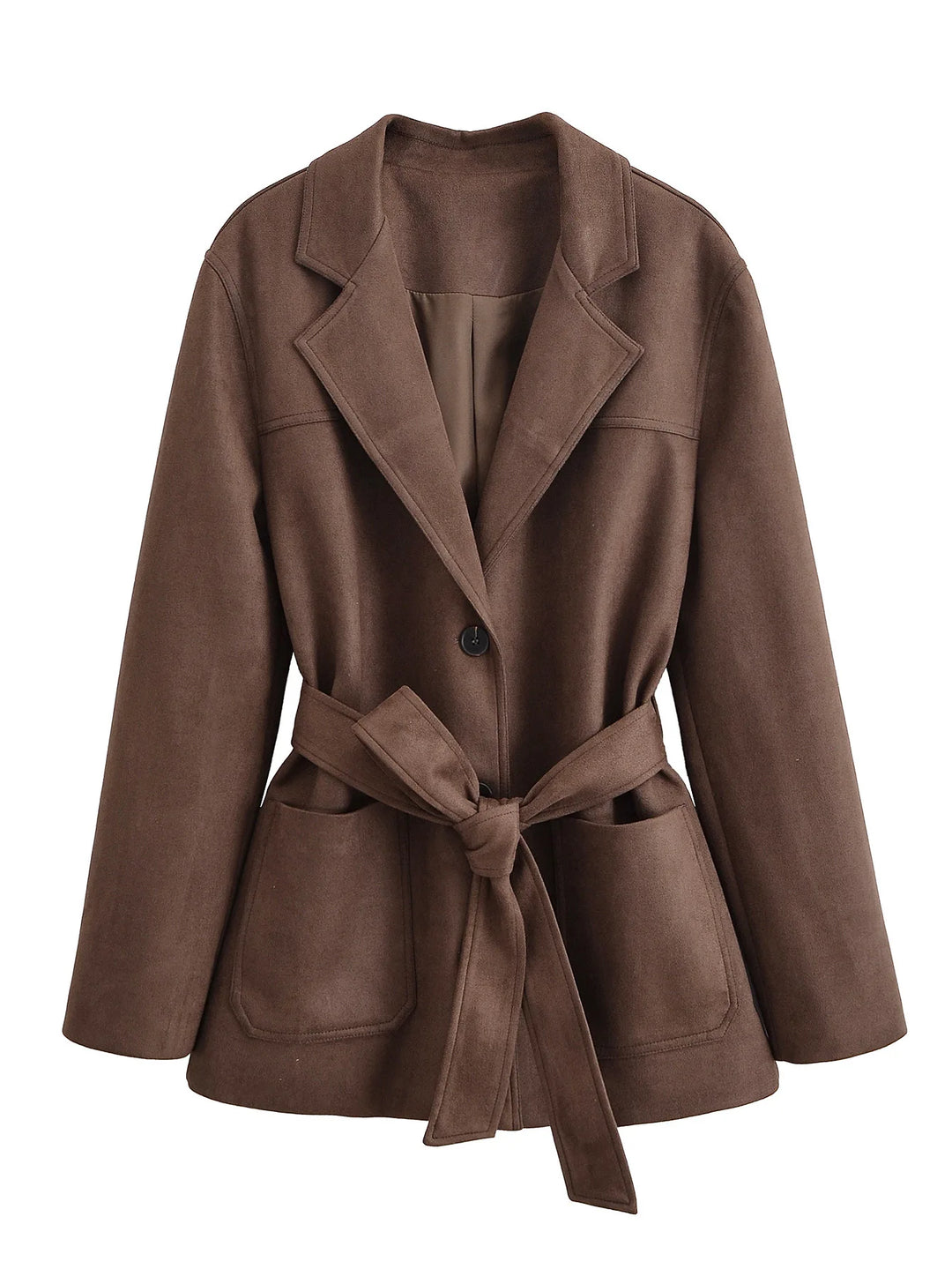 Alma® | Trench Coat i Suede