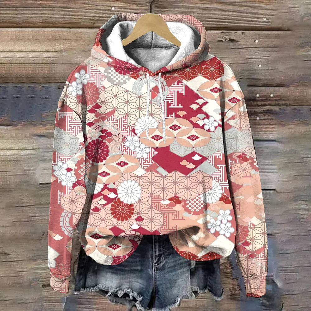 ALIRA® | Sweatshirt med blomsterprint