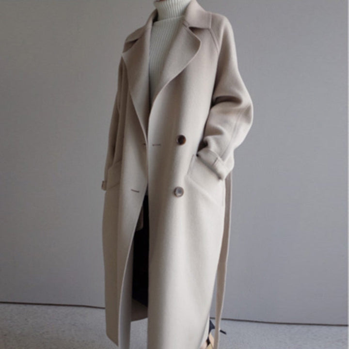Clara Dame Uld-Trenchcoat