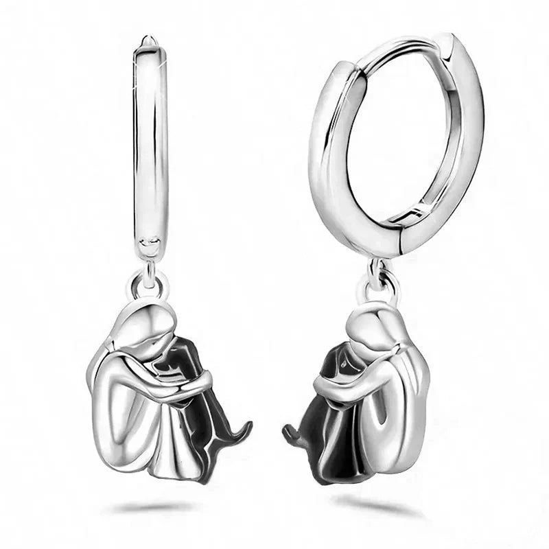 Millie® | Øreringe med hundesymbol (Rund lukning)