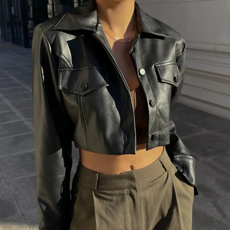 Irma® | Elegant Skindimitatjakke