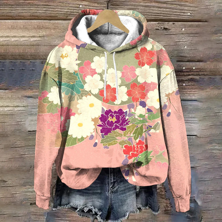 ALIRA® | Sweatshirt med blomsterprint