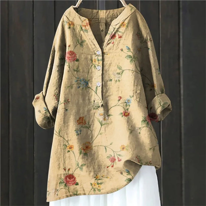 Anemone® | I LANGE BLOMSTERMØNSTRET BLUSE