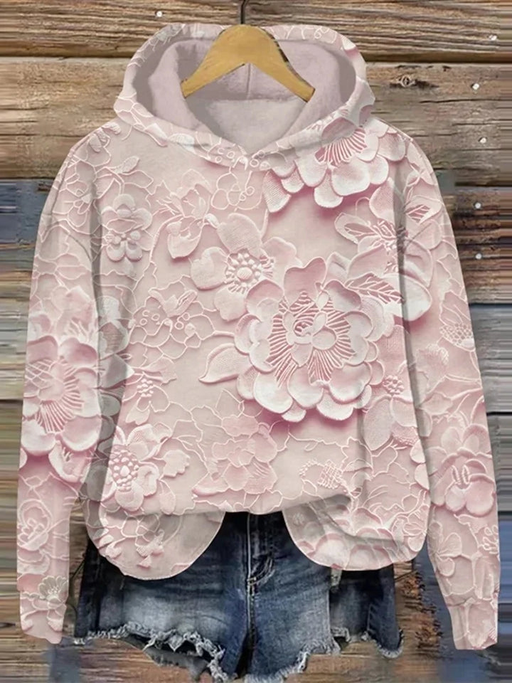 DOREA® | Sweatshirt med blomstertryk