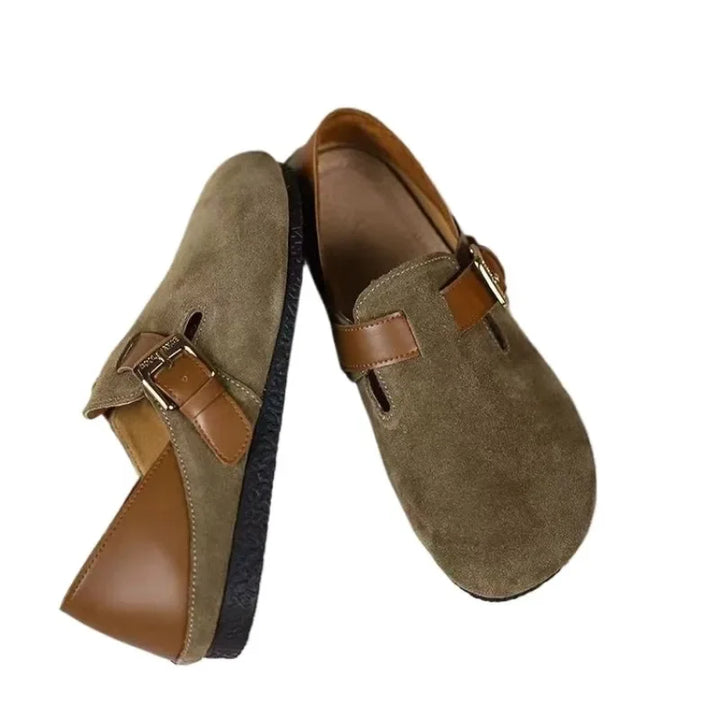 Runa® | Dame Slip-On Clogs i Ruskindslook