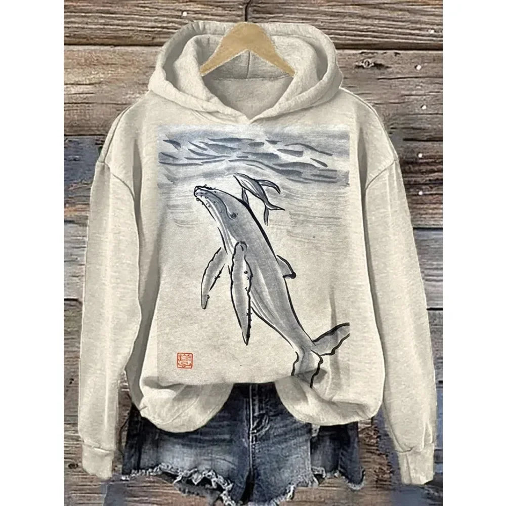 NERIA® | Sweatshirt med blomsterprint