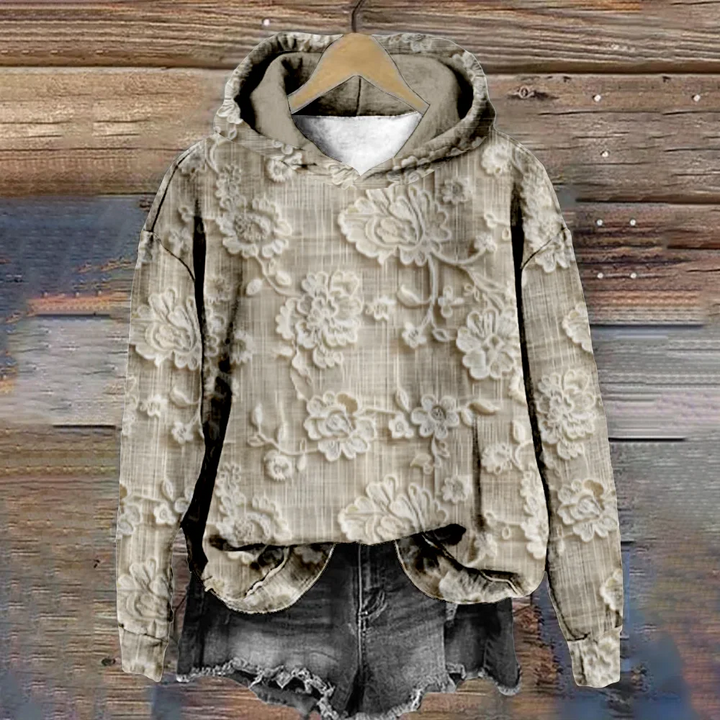 LENIA® | Sweatshirt med blomsterprint
