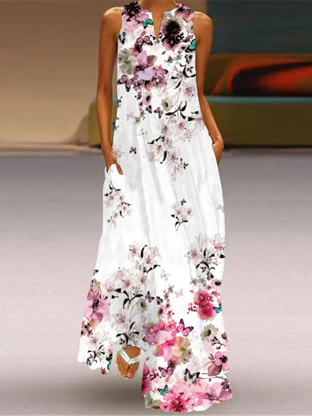 Iska® | Butterfly Bloom A-Line Kjole